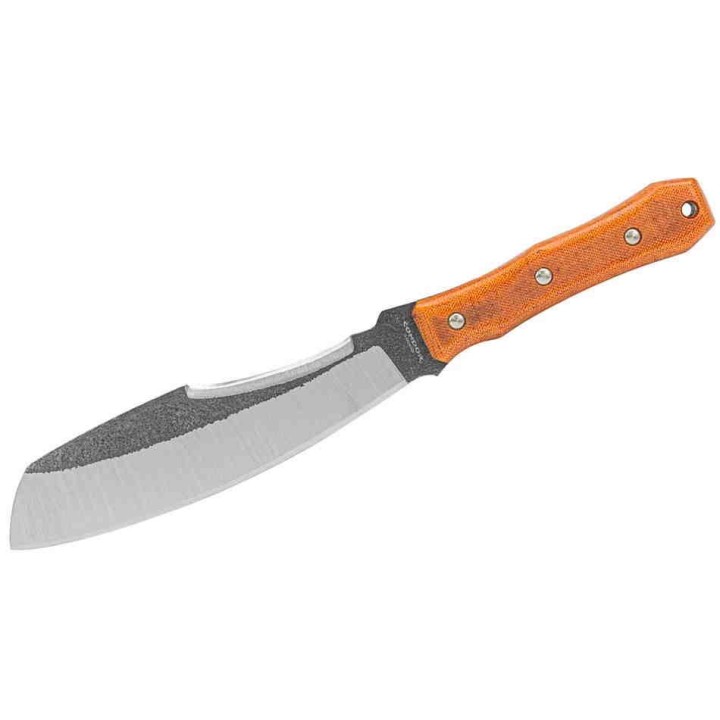 Couteau Condor Mountain Pass Surveyor Lame Acier 440C Manche Micarta Etui Cuir Salvador CTK2018625C - Livraison Gratuite