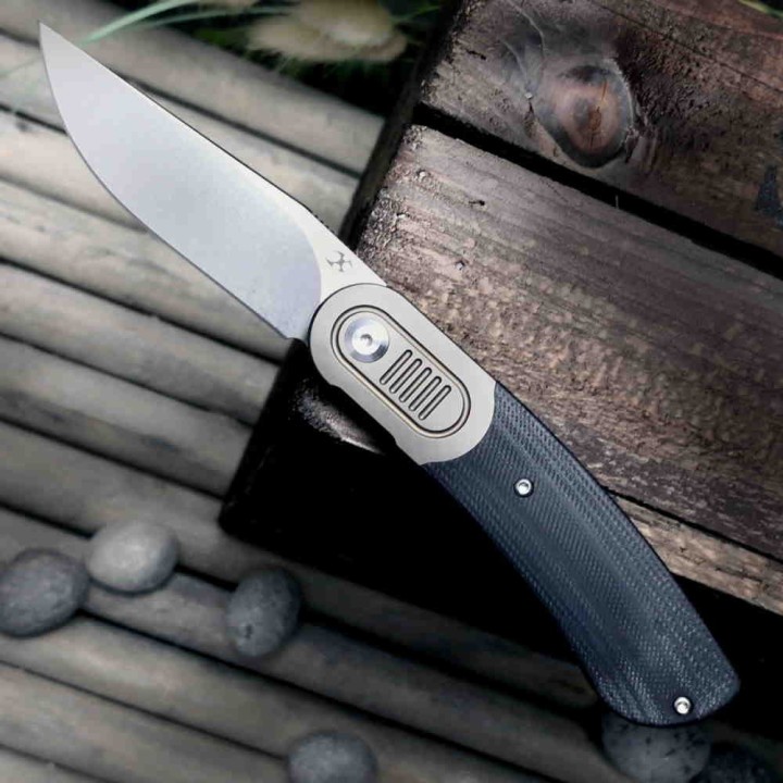 Couteau Kansept Reverie Black Manche G10/Titane Lame S35VN IKBS Framelock Clip K2025A1 - Livraison Gratuite