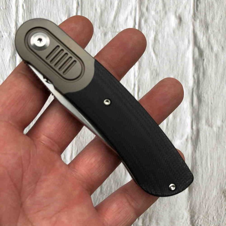 Couteau Kansept Reverie Black Manche G10/Titane Lame S35VN IKBS Framelock Clip K2025A1 - Livraison Gratuite
