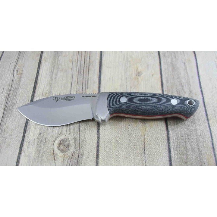 Couteau Cudeman Huracan Lame Acier N690 Manche Micarta Etui Cuir Made In Spain CUD205M - Livraison Gratuite