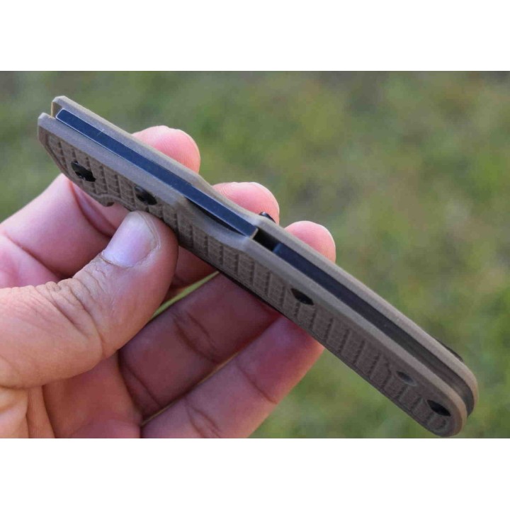 Lot de 3 Couteau Tactical Tac Force Desert Storm Manche Tan G10 Lame Acier InoX TF962TN - Livraison Gratuite