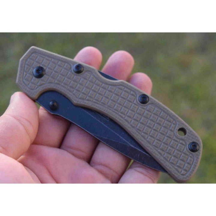 Lot de 3 Couteau Tactical Tac Force Desert Storm Manche Tan G10 Lame Acier InoX TF962TN - Livraison Gratuite