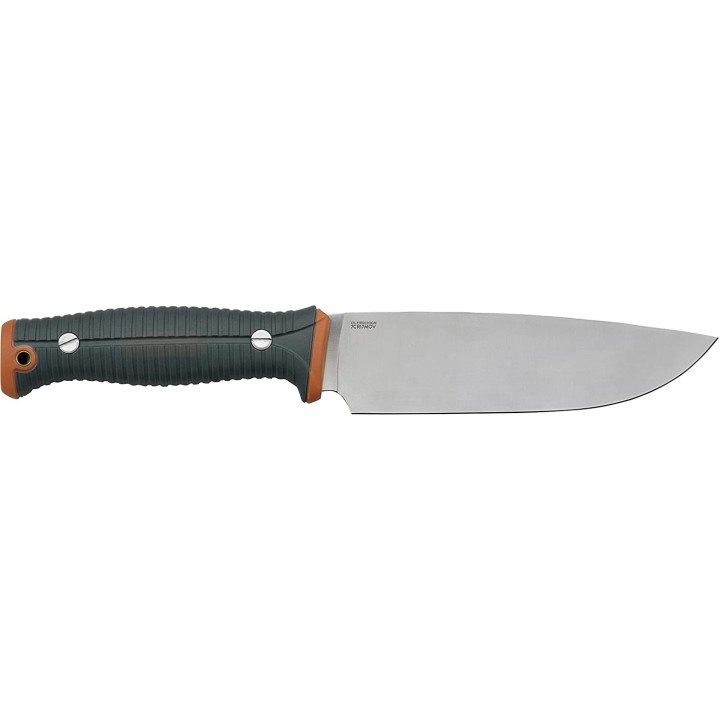 Couteau de Survie Outdoor Life Lame Acier 7Cr17MoV Manche Fibre Nylon Etui FRN OLFIX002OGN - Livraison Gratuite