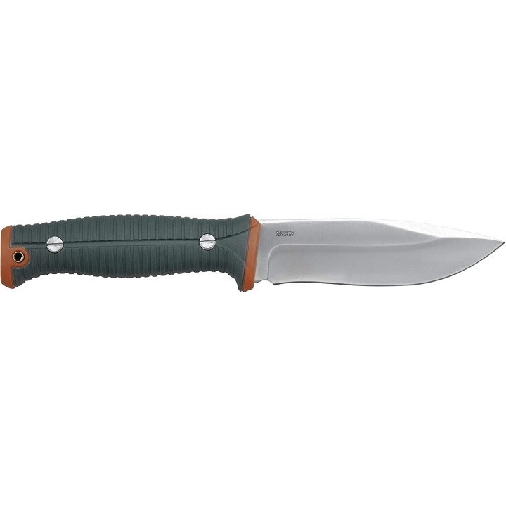Couteau de Survie Outdoor Life Lame Acier 7Cr17MoV Manche Fibre Nylon Etui FRN OLFIX001OGN - Livraison Gratuite