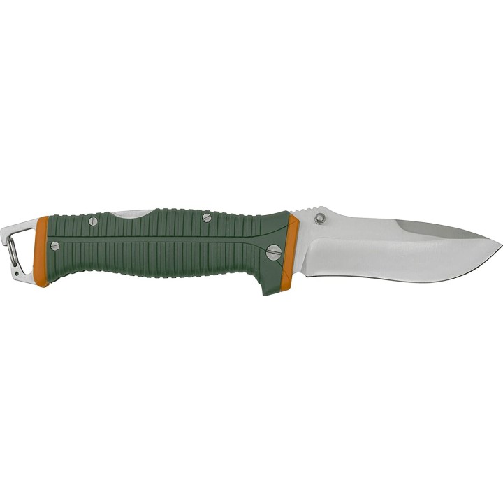 Couteau Outdoor Life Camping Folding Lame Acier 7Cr17MoV Manche FRN Etui Nylon OLFDR001OGN - Livraison Gratuite
