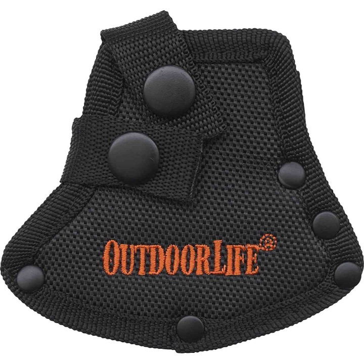 Hache Outdoor Life Axe Lame Acier 3Cr13 Manche FRN Etui Nylon OLAXE001OGN - Livraison Gratuite