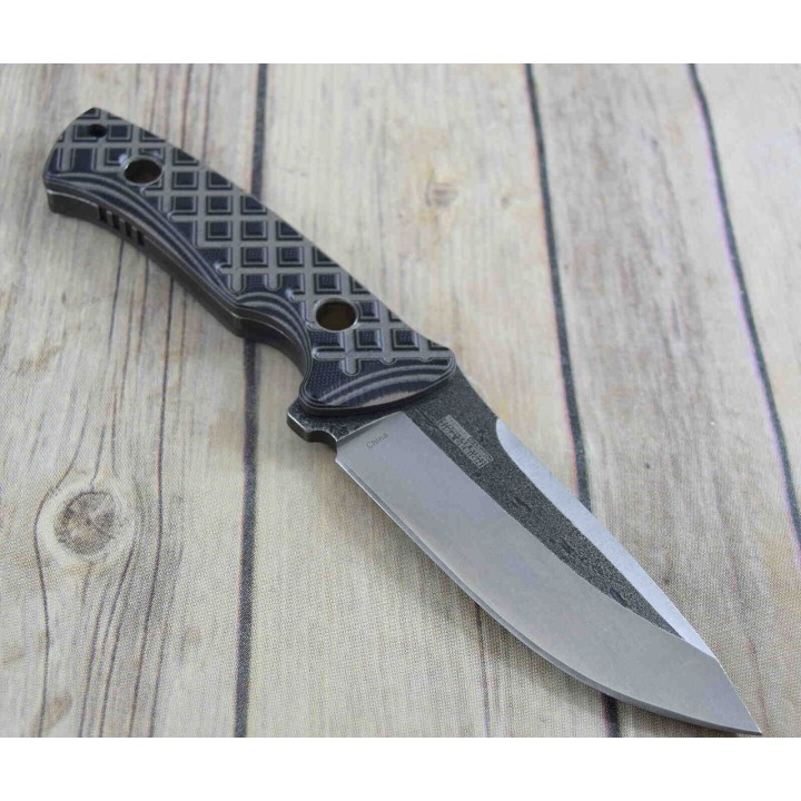 Couteau Bushcraft Tac Force Lame 3Cr13 Manche G10 Etui Nylon TFFIX008TN - Livraison Gratuite