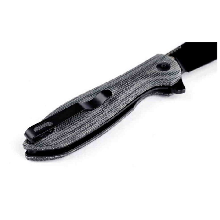 Couteau Kizer Vanguard Infinity Black Lame Acier N690 Manche Micarta IKBS Linerlock CLip KIV3579N1 - Livraison Gratuite