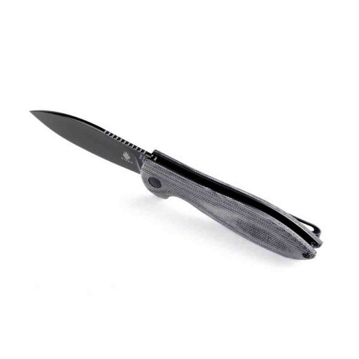Couteau Kizer Vanguard Infinity Black Lame Acier N690 Manche Micarta IKBS Linerlock CLip KIV3579N1 - Livraison Gratuite