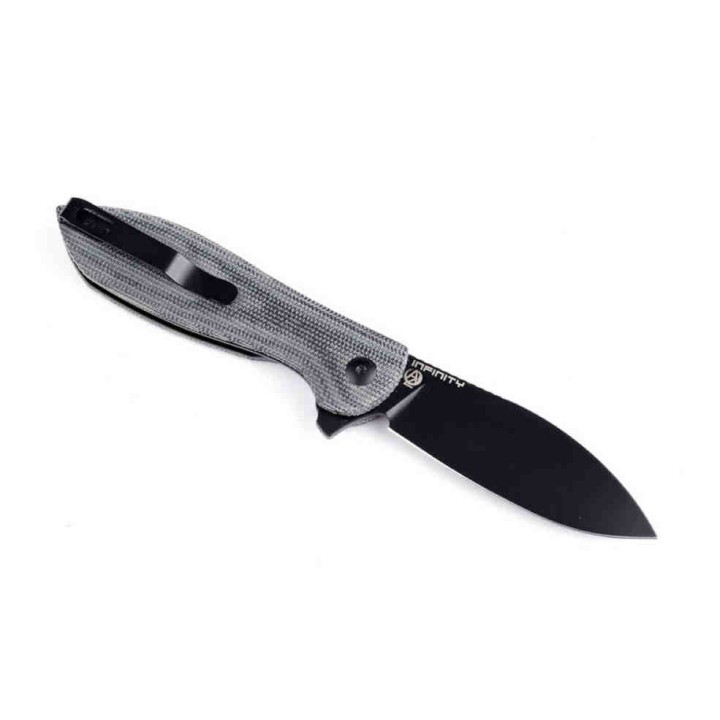 Couteau Kizer Vanguard Infinity Black Lame Acier N690 Manche Micarta IKBS Linerlock CLip KIV3579N1 - Livraison Gratuite