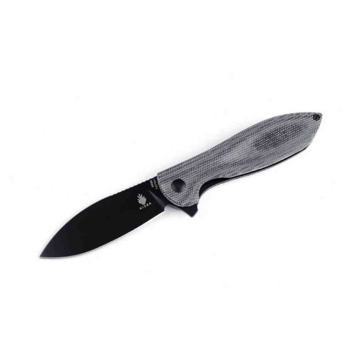 Couteau Kizer Vanguard Infinity Black Lame Acier N690 Manche Micarta IKBS Linerlock CLip KIV3579N1 - Livraison Gratuite