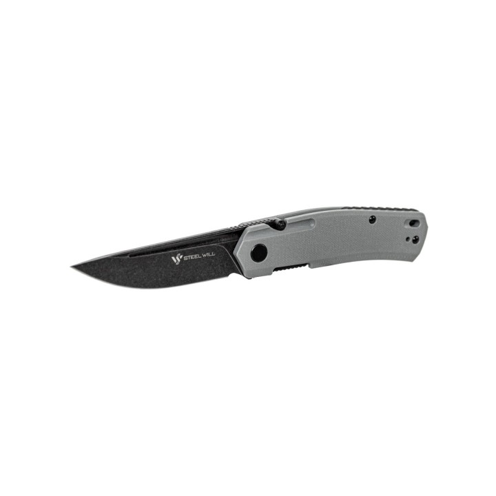 Couteau Steel Will Fjord F71-28 Lame Acier D2 Manche Gray G10 IKBS Linerlock Clip SMGF7128 - Livraison Gratuite