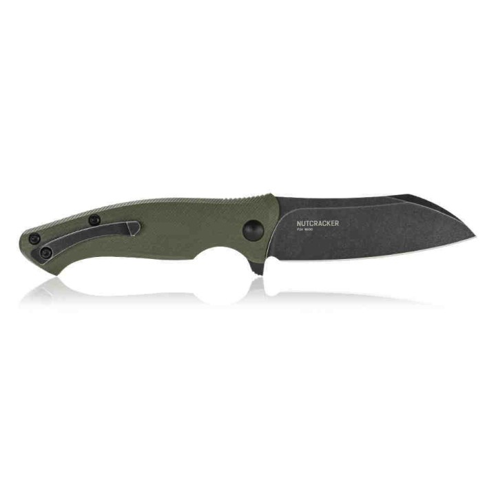 Couteau Steel Will Nutcracker OD Green Lame Acier N690Co Manche G10 IKBS SMGF2433 - Livraison Gratuite