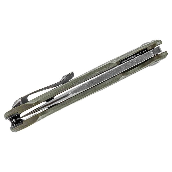 Couteau Steel Will Nutcracker OD Green Lame Acier N690Co Manche G10 IKBS SMGF2433 - Livraison Gratuite
