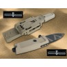 Couteau de Combat Extrema Ratio Shrapnel Desert Lame acier N690 Manche Kraton Made In Italy EX160SHRGOG - Livraison Gratuite