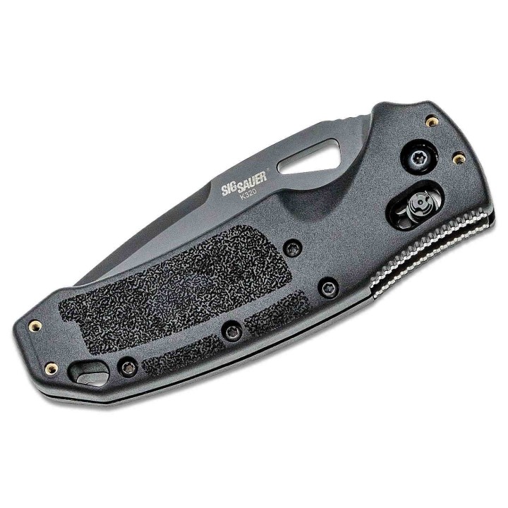 Couteau SIG Sauer Nitron ABLE Lock Lame Acier S30V Manche Polymère Black Made USA SIG36370 - Livraison Gratuite