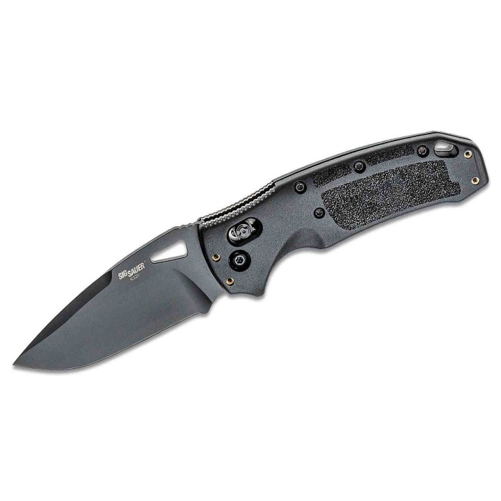 Couteau SIG Sauer Nitron ABLE Lock Lame Acier S30V Manche Polymère Black Made USA SIG36370 - Livraison Gratuite