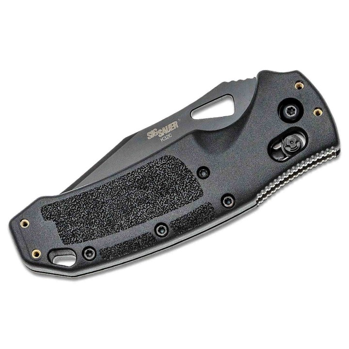 Couteau SIG Sauer Nitron ABLE Lock Tanto Acier S30V Manche Polymère Black Made USA SIG36360 - Livraison Gratuite