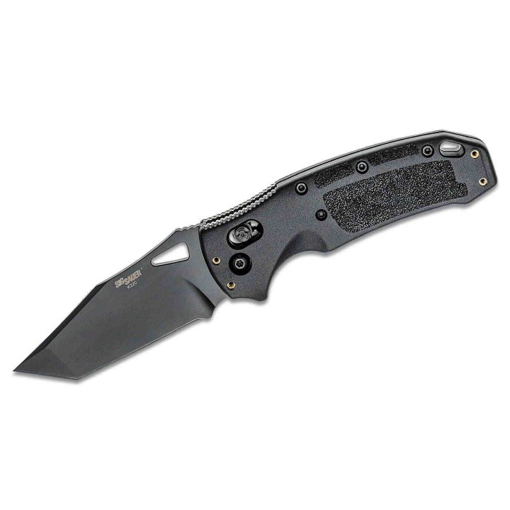 Couteau SIG Sauer Nitron ABLE Lock Tanto Acier S30V Manche Polymère Black Made USA SIG36360 - Livraison Gratuite
