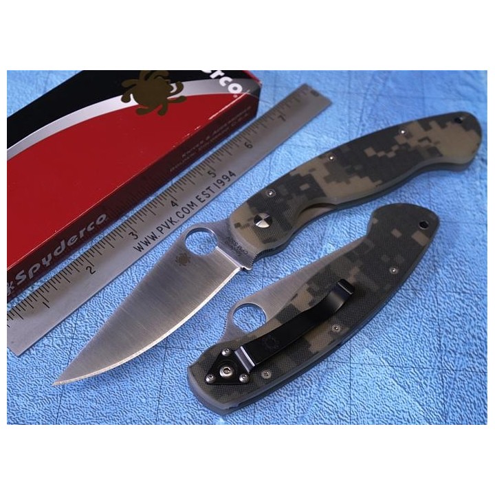 Couteau sc36gpcmo Spyderco Military Digital Camo Handle