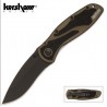 Couteau Kershaw Blur Olive Drab Lame acier 14C28N traitée Tungstène Manche Alu 6061-T6 Made USA KS1670OLBLK - Livraison Gratuite