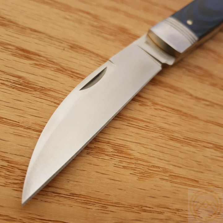 Couteau Rough Rider Denim Micarta Lame Wharncliffe Acier 440 RR2181 - Livraison Gratuite
