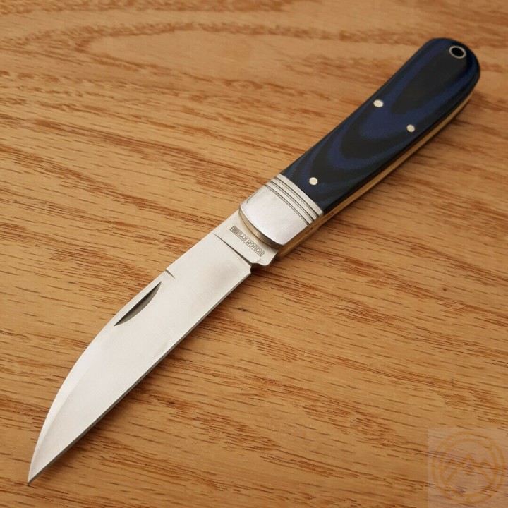 Couteau Rough Rider Denim Micarta Lame Wharncliffe Acier 440 RR2181 - Livraison Gratuite