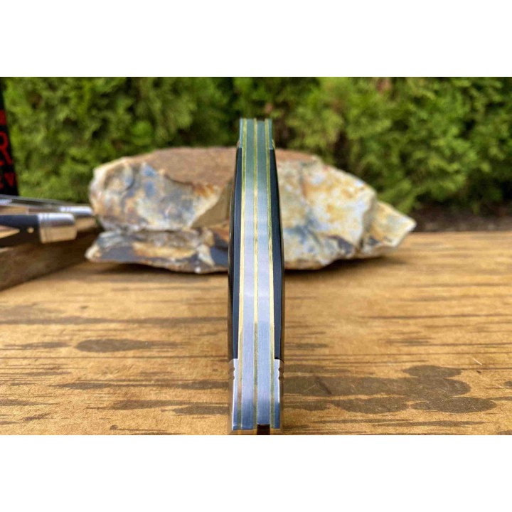 Couteau Rough Rider Reserve Common Stock 3 Lames Acier D2 Manche Micarta RRR008 - Livraison Gratuite