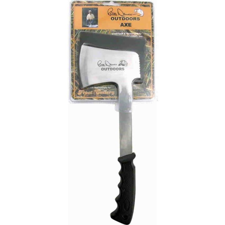 Hache Tomakawk Bill Dance Outdoors Axe Lame Acier 440 Manche Caoutchouc Etui Nylon FBDAXE - Livraison Gratuite