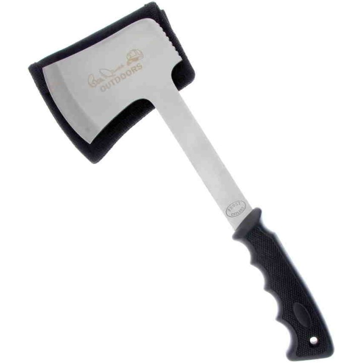 Hache Tomakawk Bill Dance Outdoors Axe Lame Acier 440 Manche Caoutchouc Etui Nylon FBDAXE - Livraison Gratuite