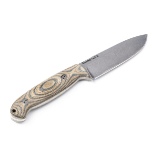 Couteau Bradford Guardian 5.5 3D G-Wood Lame Acier N690 Manche G10 Etui Cuir Made In USA BRAD55S115 - Livraison Gratuite