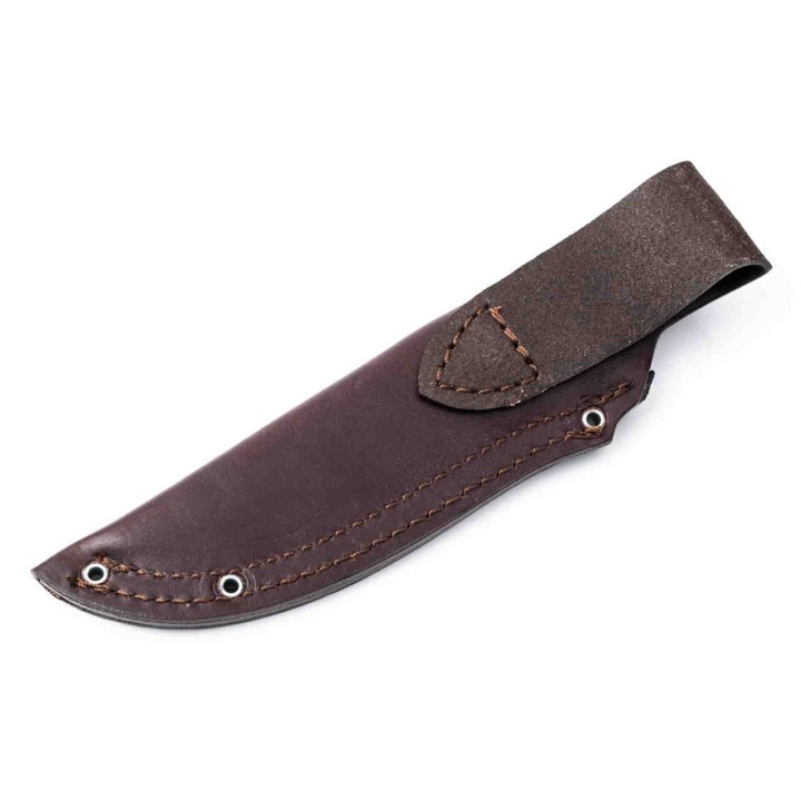 Couteau Bradford Guardian 5.5 3D Black Lame Acier N690 Manche Micarta Etui Cuir USA BRAD55S101 - Livraison Gratuite