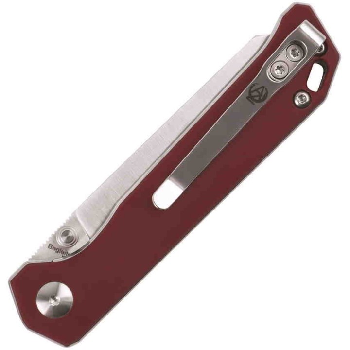 Couteau Kizer Mini Begleiter Red Lame Acier N690 Manche Micarta Linerlock Clip KIV3458RN3 - Livraison Gratuite