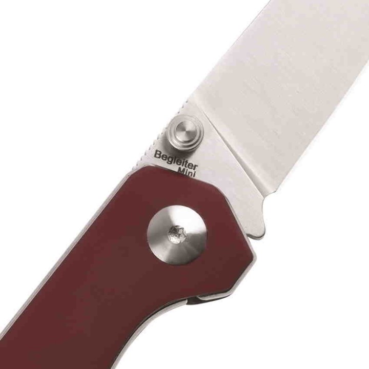 Couteau Kizer Mini Begleiter Red Lame Acier N690 Manche Micarta Linerlock Clip KIV3458RN3 - Livraison Gratuite