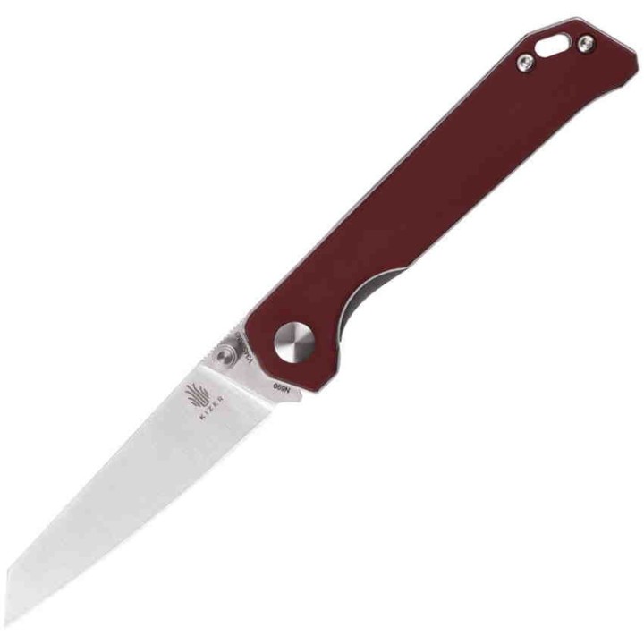 Couteau Kizer Mini Begleiter Red Lame Acier N690 Manche Micarta Linerlock Clip KIV3458RN3 - Livraison Gratuite