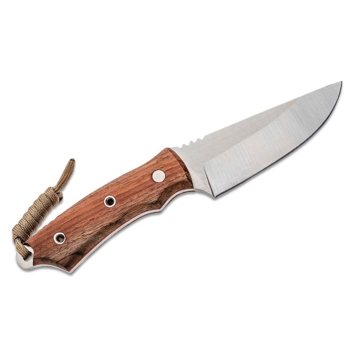 Couteau Condor Native Hunter Lame Acier 440C Manche Noyer Etui Cuir El Salvador CTK1164254C - Livraison Gratuite