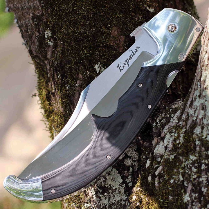 Couteau Cold Steel Cold Steel XL Espada Lame Acier S35VN Manche G10/Aluminium Tri-Ad Lock CS62MA - Livraison Gratuite