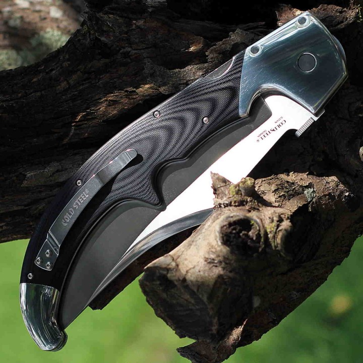 Couteau Cold Steel Cold Steel XL Espada Lame Acier S35VN Manche G10/Aluminium Tri-Ad Lock CS62MA - Livraison Gratuite