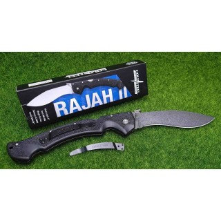 Couteau Kukri Cold Steel Rajah II Lame Acier AUS-10A Manche Griv-Ex Tri-Ad Lock Clip CS62JL - Livraison Gratuite