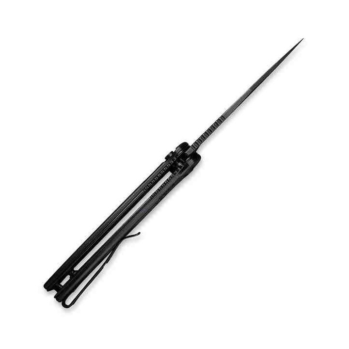 Couteau CIVIVI Cogent Black Button Lock Manche G10 Lame Acier 14C28N Part Serr IKBS Clip CIVC20038E1 - Livraison Gratuite