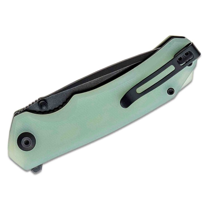 Couteau CIVIVI Brazen Jade Lame Acier 14C28N Manche G10 Linerlock Clip IKBS CIVC2023E - Livraison Gratuite