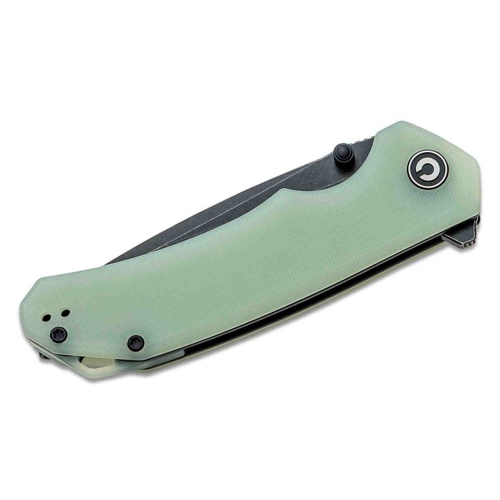 Couteau CIVIVI Brazen Jade Lame Acier 14C28N Manche G10 Linerlock Clip IKBS CIVC2023E - Livraison Gratuite