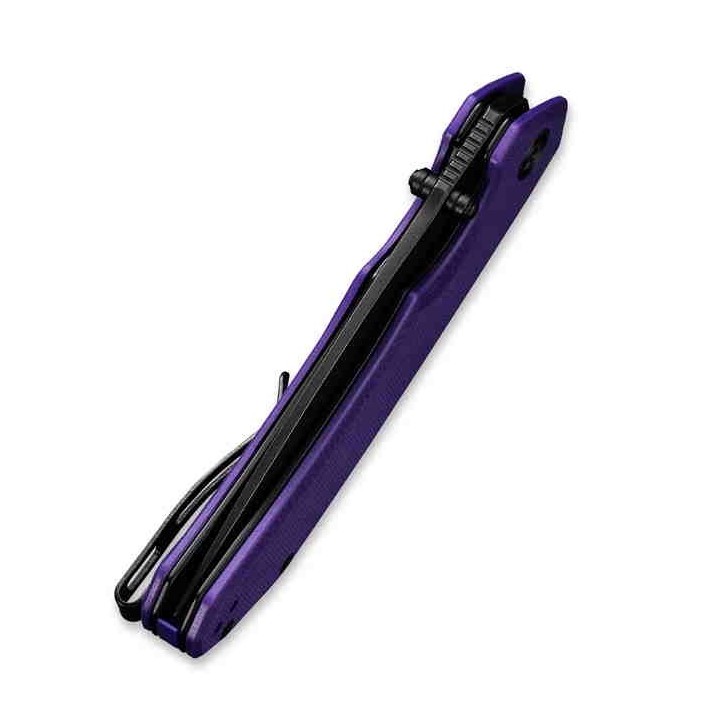 Couteau CIVIVI Brazen Purple Lame Acier 14C28N Manche G10 Linerlock Clip IKBS CIVC2023D - Livraison Gratuite