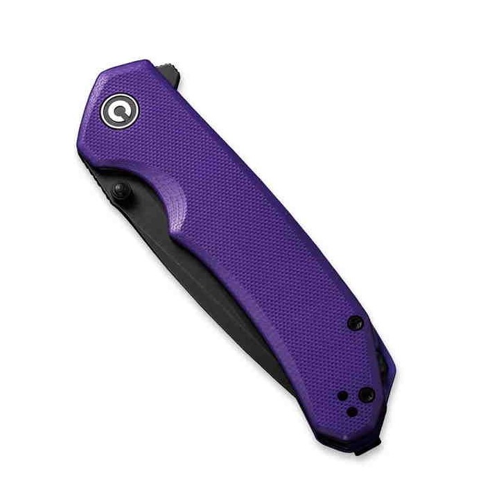 Couteau CIVIVI Brazen Purple Lame Acier 14C28N Manche G10 Linerlock Clip IKBS CIVC2023D - Livraison Gratuite