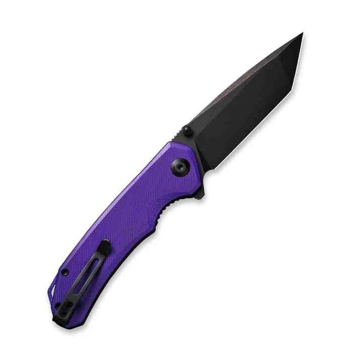 Couteau CIVIVI Brazen Purple Lame Acier 14C28N Manche G10 Linerlock Clip IKBS CIVC2023D - Livraison Gratuite