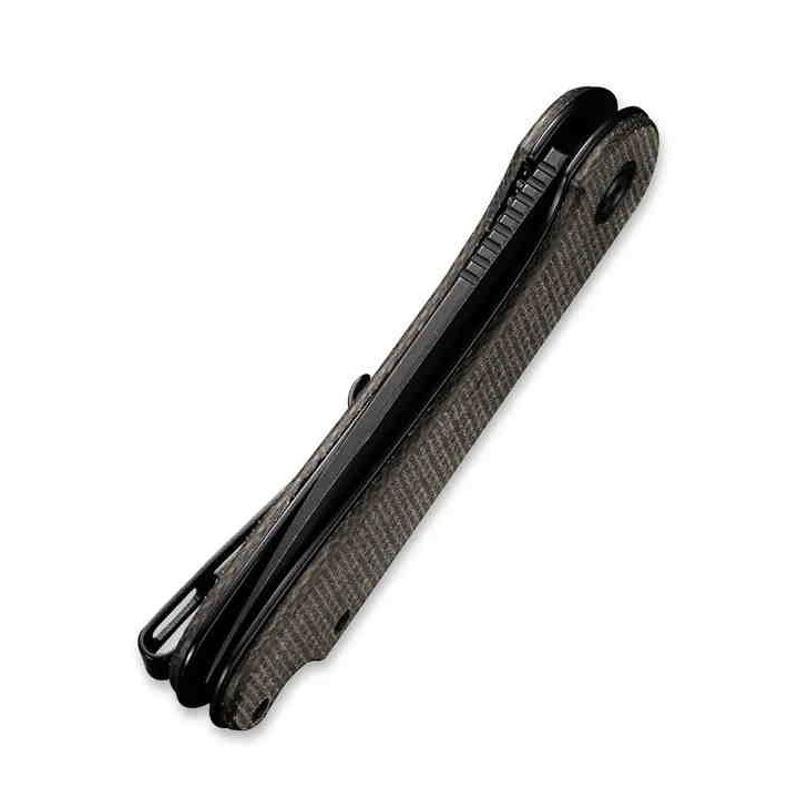 Couteau CIVIVI Elementum Green Lame Acier D2 Manche Micarta Linerlock Clip CIVC907Z - Livraison Gratuite