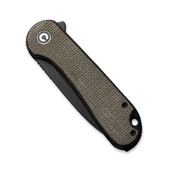 Couteau CIVIVI Elementum Green Lame Acier D2 Manche Micarta Linerlock Clip CIVC907Z - Livraison Gratuite