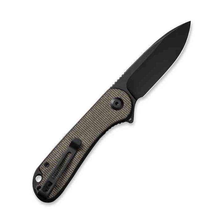 Couteau CIVIVI Elementum Green Lame Acier D2 Manche Micarta Linerlock Clip CIVC907Z - Livraison Gratuite