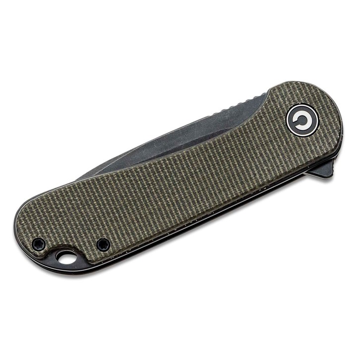 Couteau CIVIVI Elementum Green Lame Acier D2 Manche Micarta Linerlock Clip CIVC907Z - Livraison Gratuite
