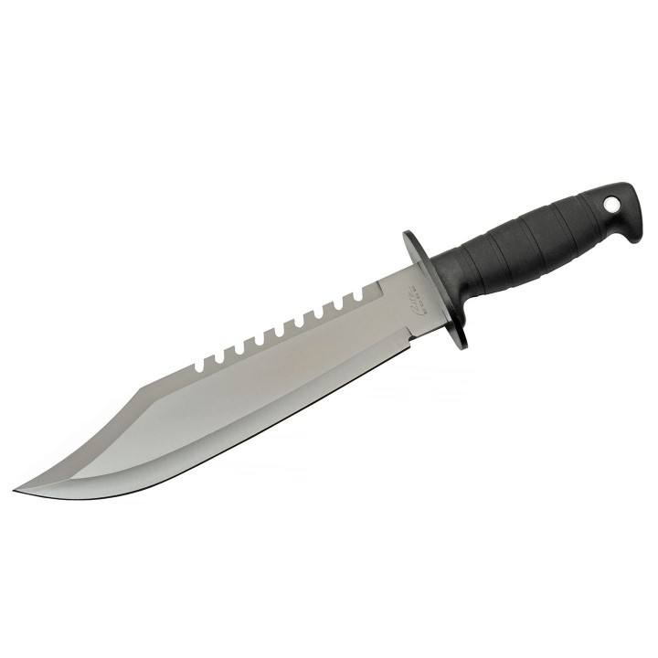 Couteau Bowie Outdoor Beast Knife Lame Acier 7Cr17MoV Manche Abs Etui Nylon CN211539 - Livraison Gratuite